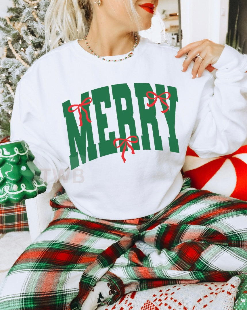 Merry Crewneck - Gildan