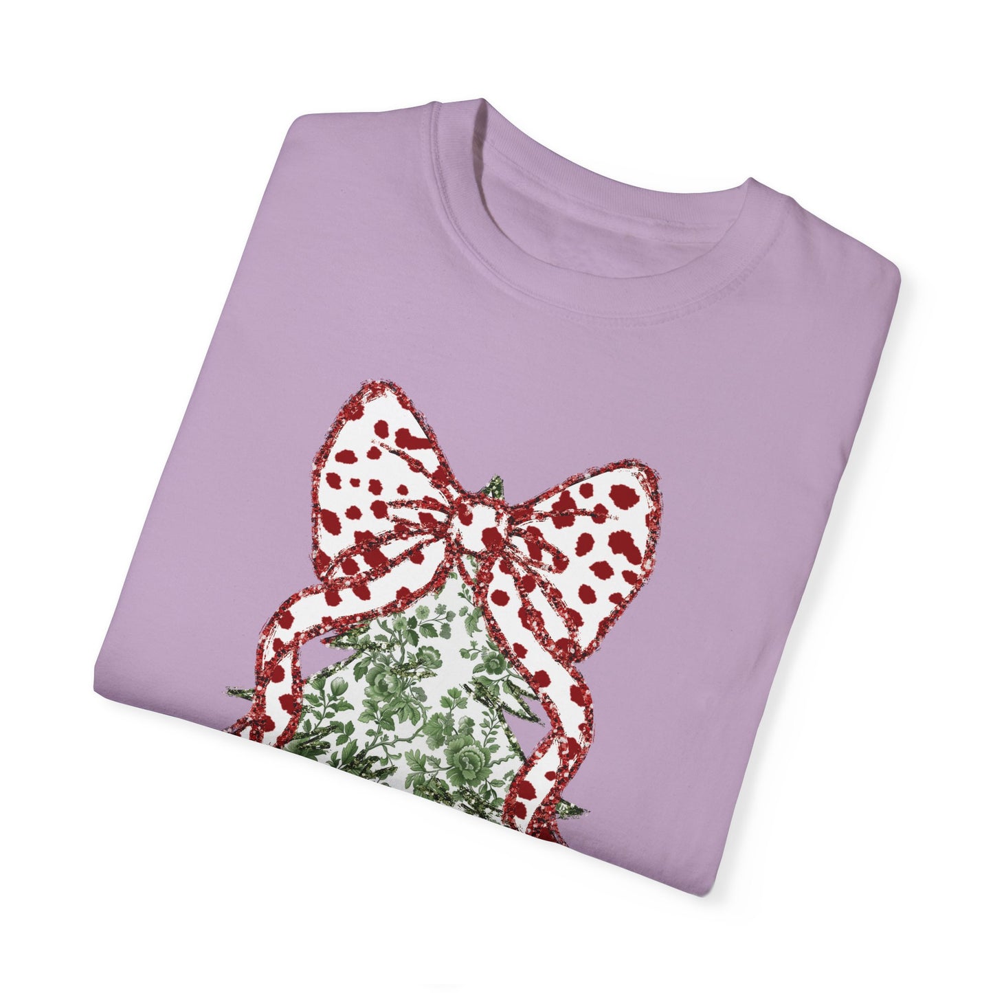 Glitter Christmas Tree Tee - Comfort Colors