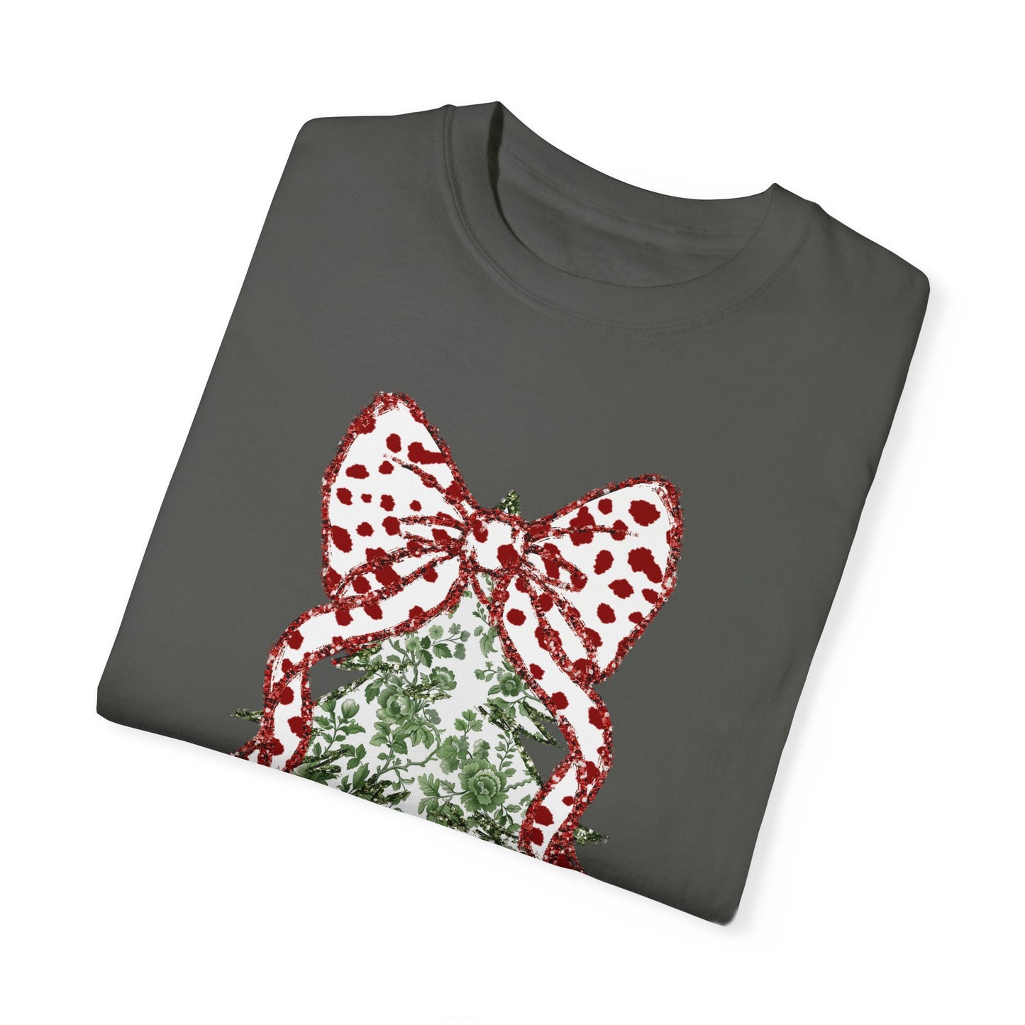 Glitter Christmas Tree Tee - Comfort Colors
