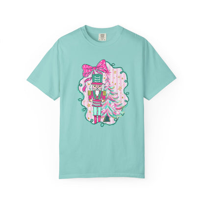 Pink Bow Nutcracker Tee - Comfort Colors