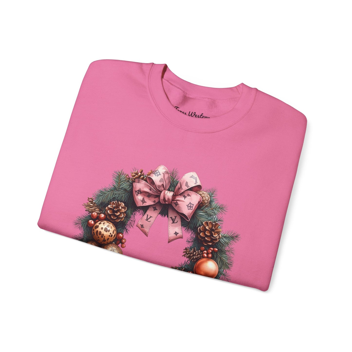 Christmas Wreath Crewneck - Gildan