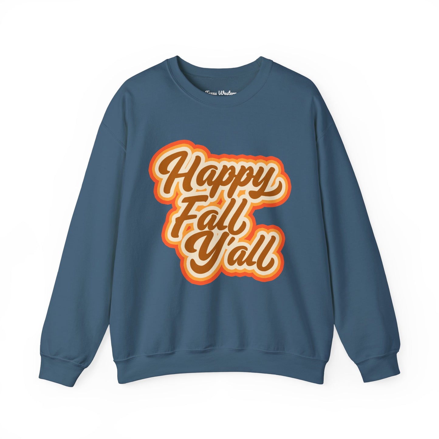Happy Fall Y'all Crewneck - Gildan
