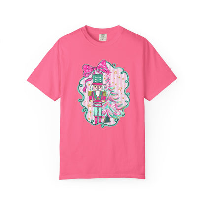 Pink Bow Nutcracker Tee - Comfort Colors
