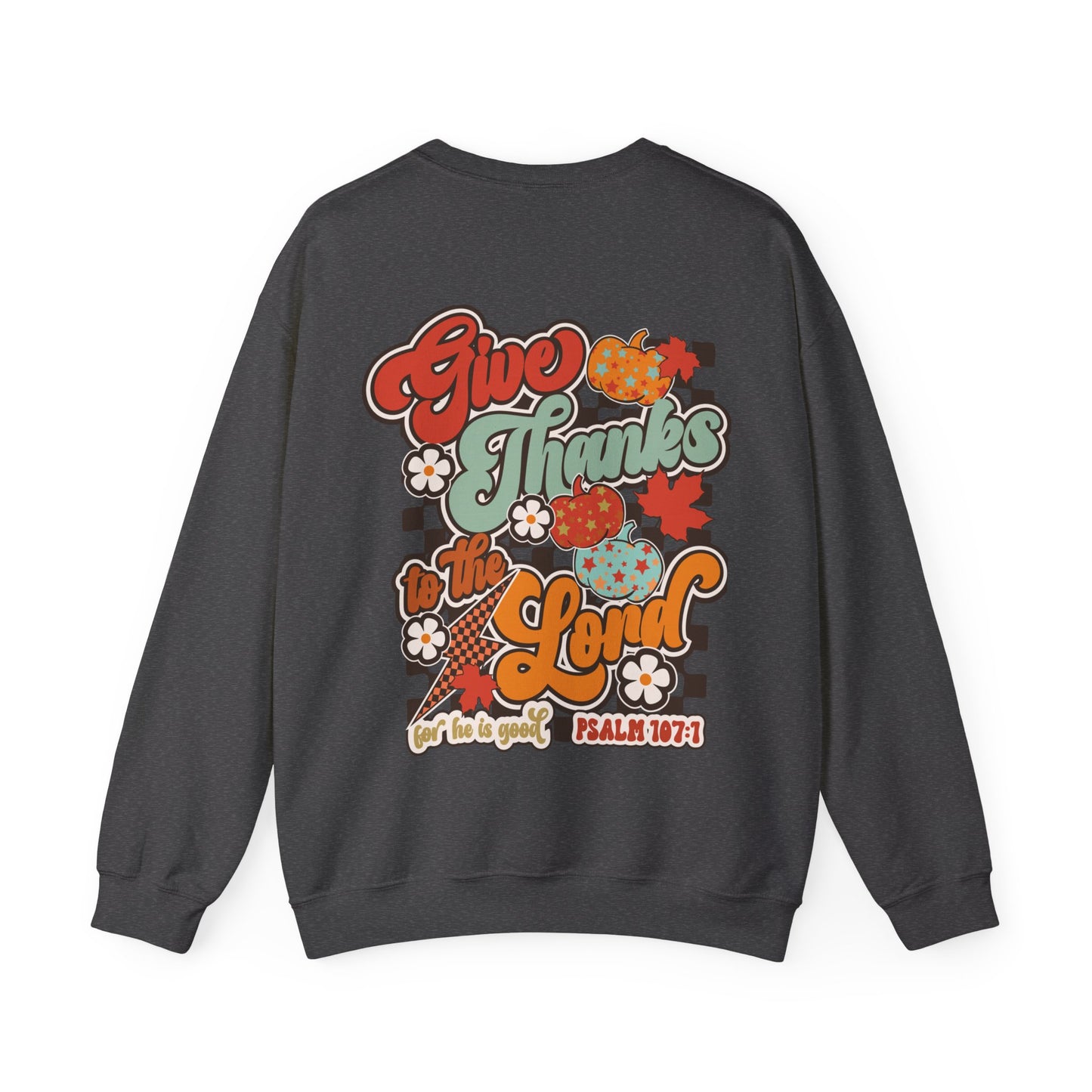 Give Thanks To The Lord - Red - Front/Back - Gildan