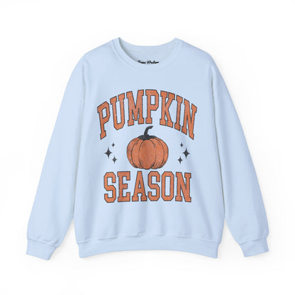 Pumpkin Season Varsity Font Crewneck - Gildan