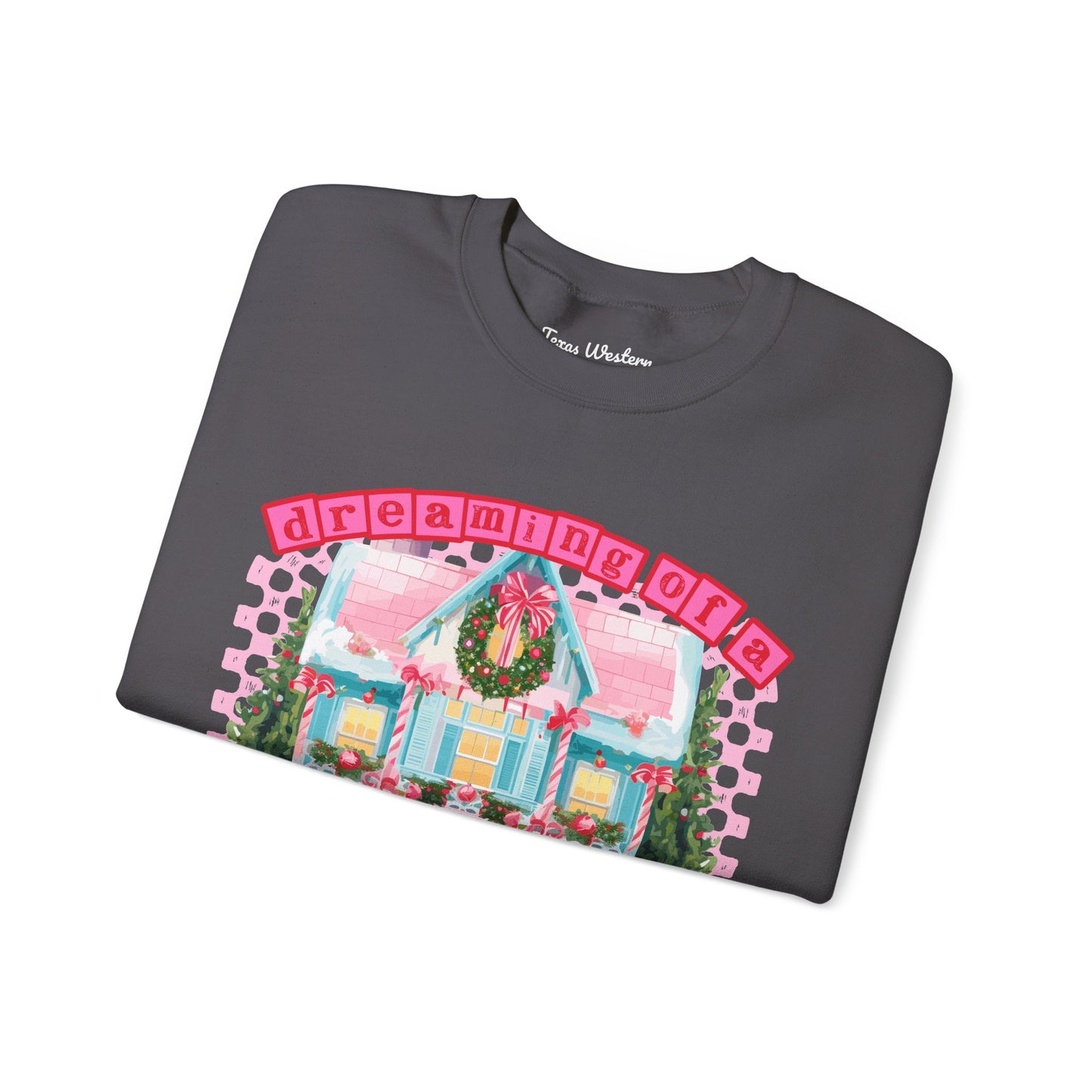 Dreaming of a pink Christmas Crewneck - Gildan