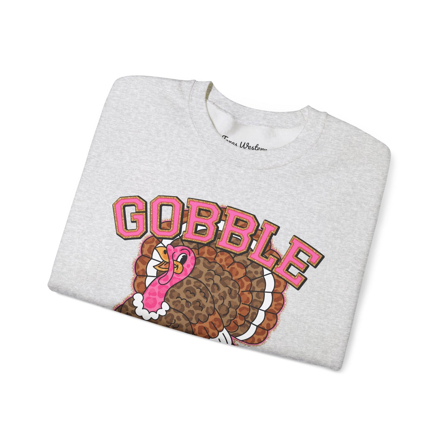 Gobble Till you Wobble Crewneck - Gildan