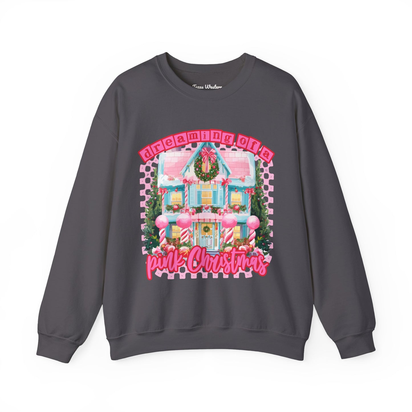 Dreaming of a pink Christmas Crewneck - Gildan