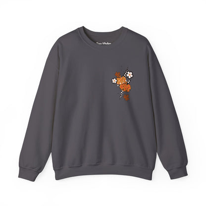 Give Thanks To The Lord Crewneck - Green - Gildan
