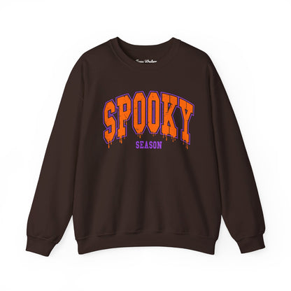 Orange Spooky Season Crewneck - Gildan