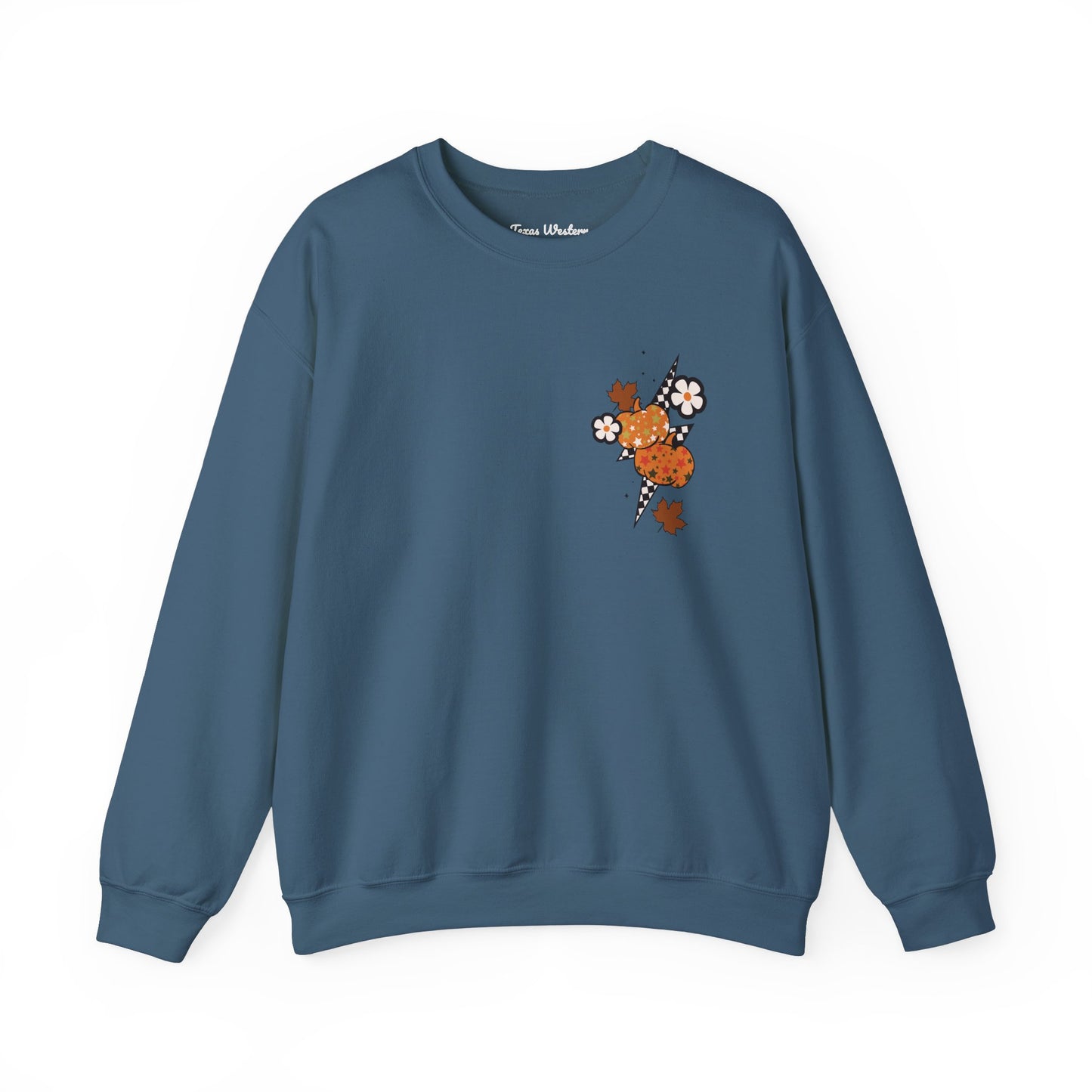 Give Thanks To The Lord Crewneck - Green - Gildan