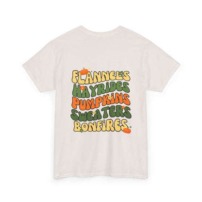 Fall Things Tee Front/Back Design - Gildan