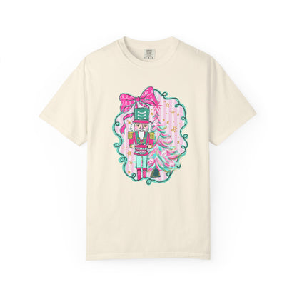 Pink Bow Nutcracker Tee - Comfort Colors