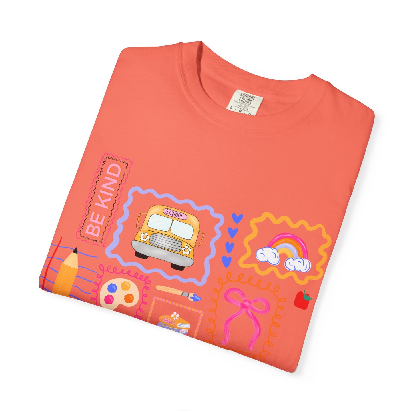 Back to School Collage Tee - Comfort Colors