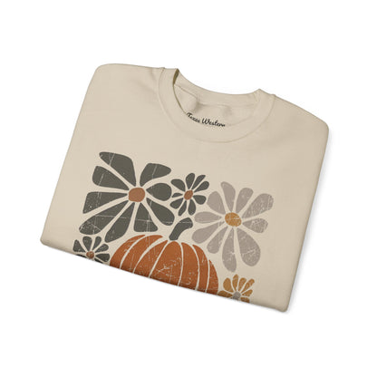 Boho Pumpkin Dark Crewneck - Gildan