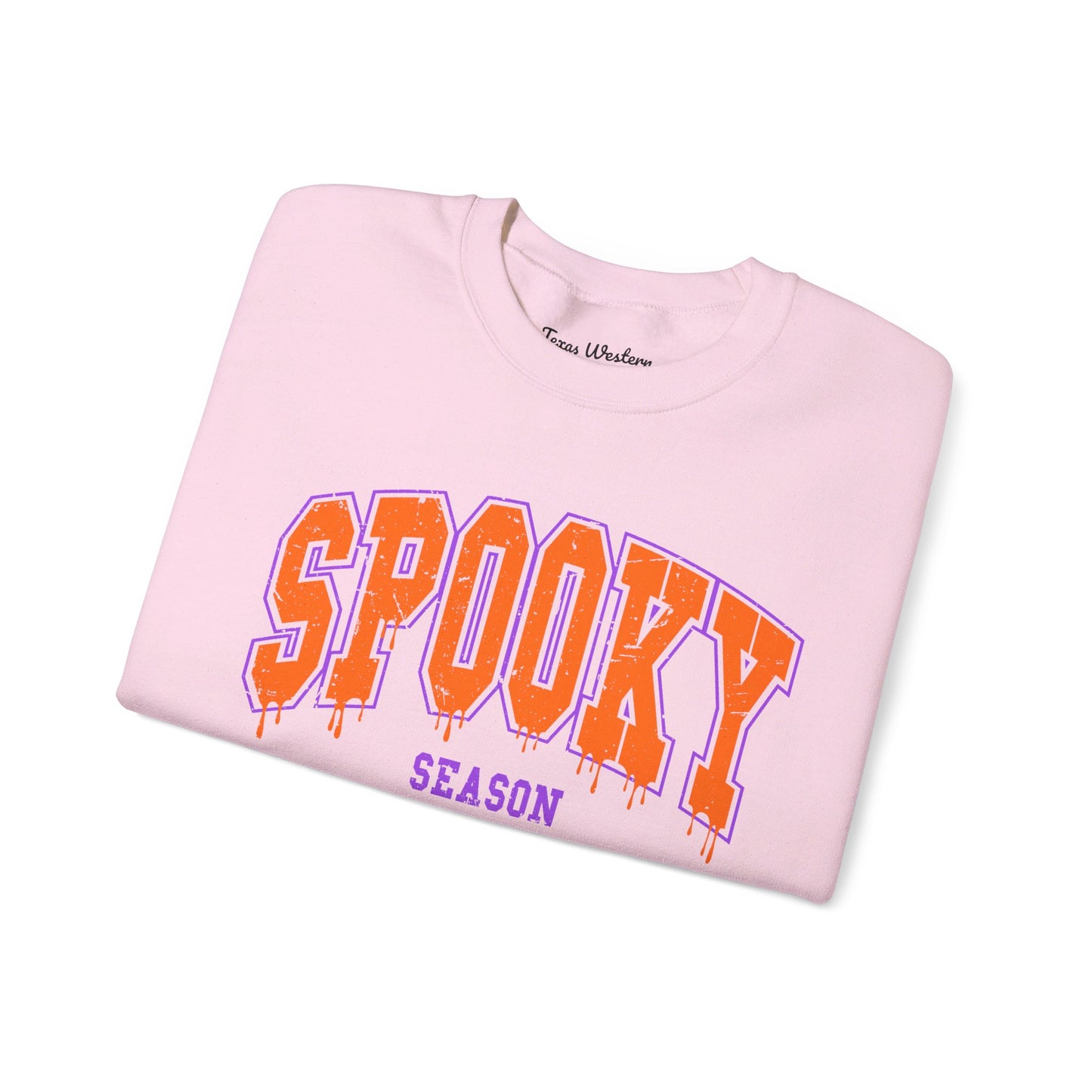 Orange Spooky Season Crewneck - Gildan