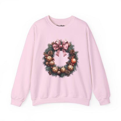 Christmas Wreath Crewneck - Gildan