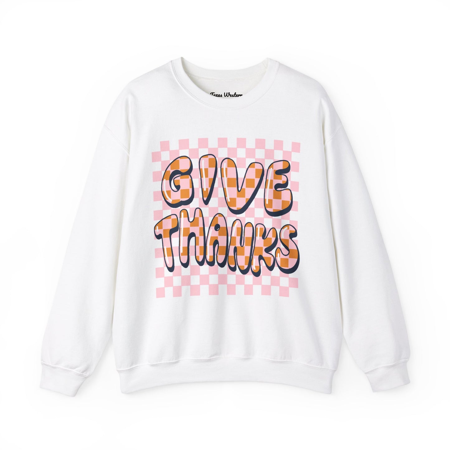 Give Thanks Crewneck - Gildan