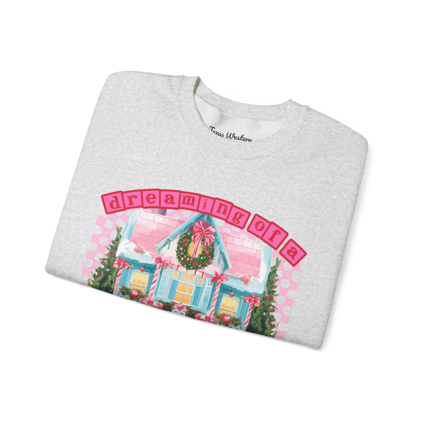 Dreaming of a pink Christmas Crewneck - Gildan