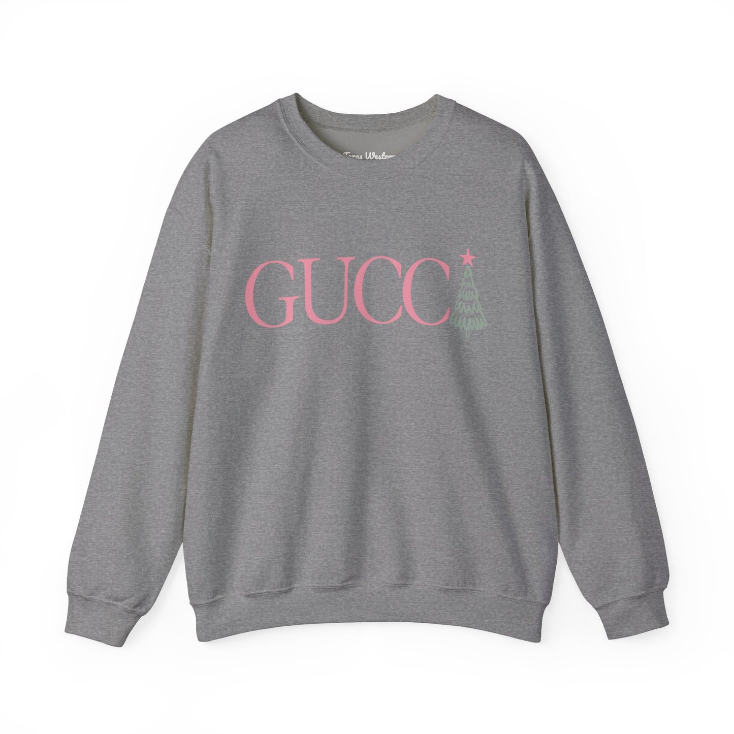Gucc Tree Crewneck - Gildan