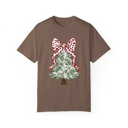 Glitter Christmas Tree Tee - Comfort Colors