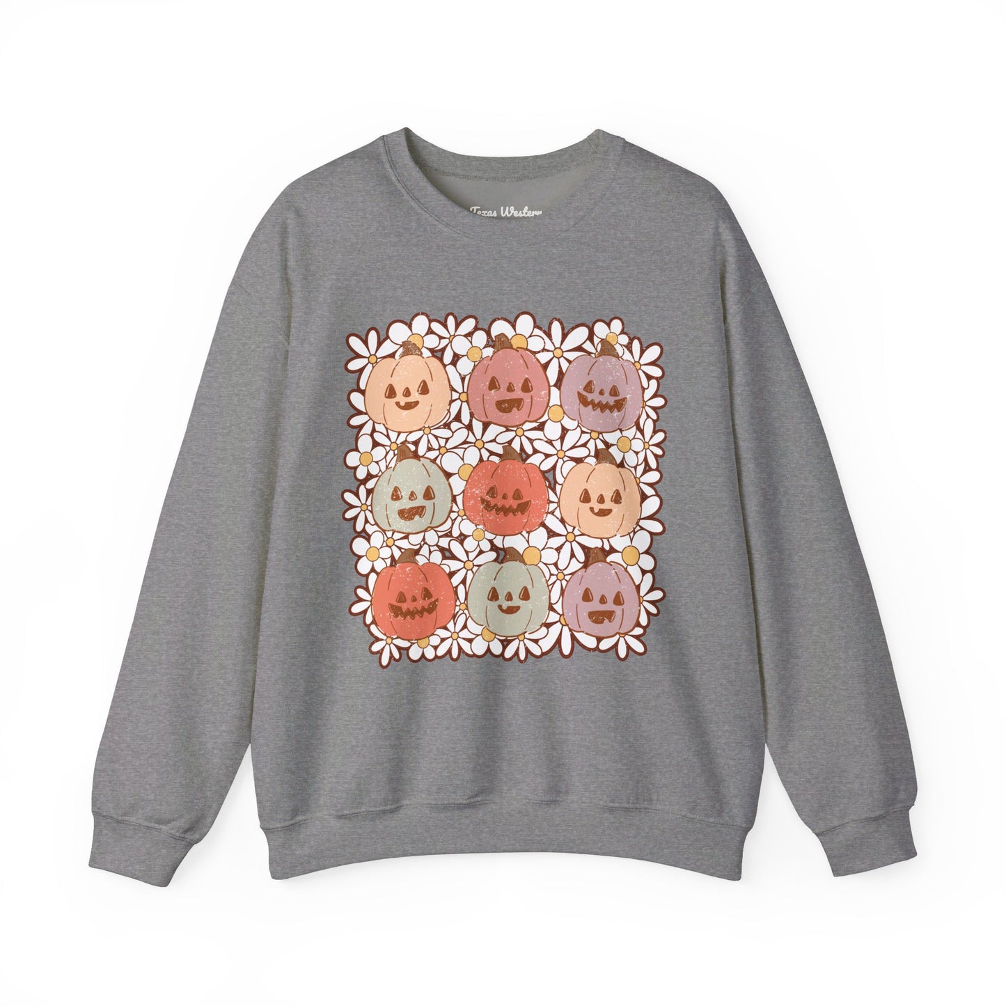 Nine Pumpkins Crewneck - Gildan