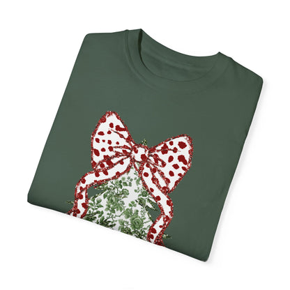 Glitter Christmas Tree Tee - Comfort Colors