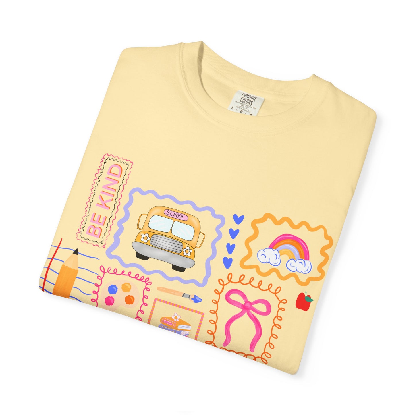 Back to School Collage Tee - Comfort Colors