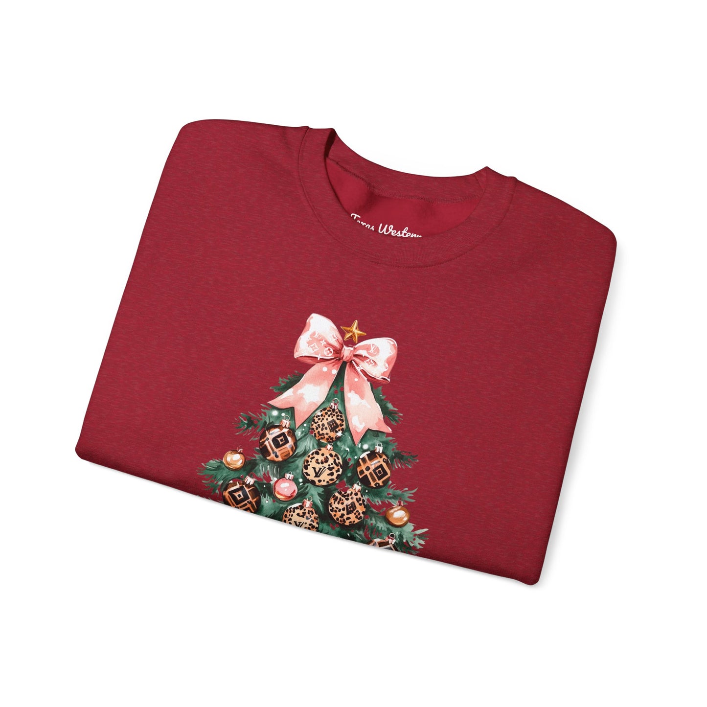 Boujiie Christmas Tree Crewneck - Gildan