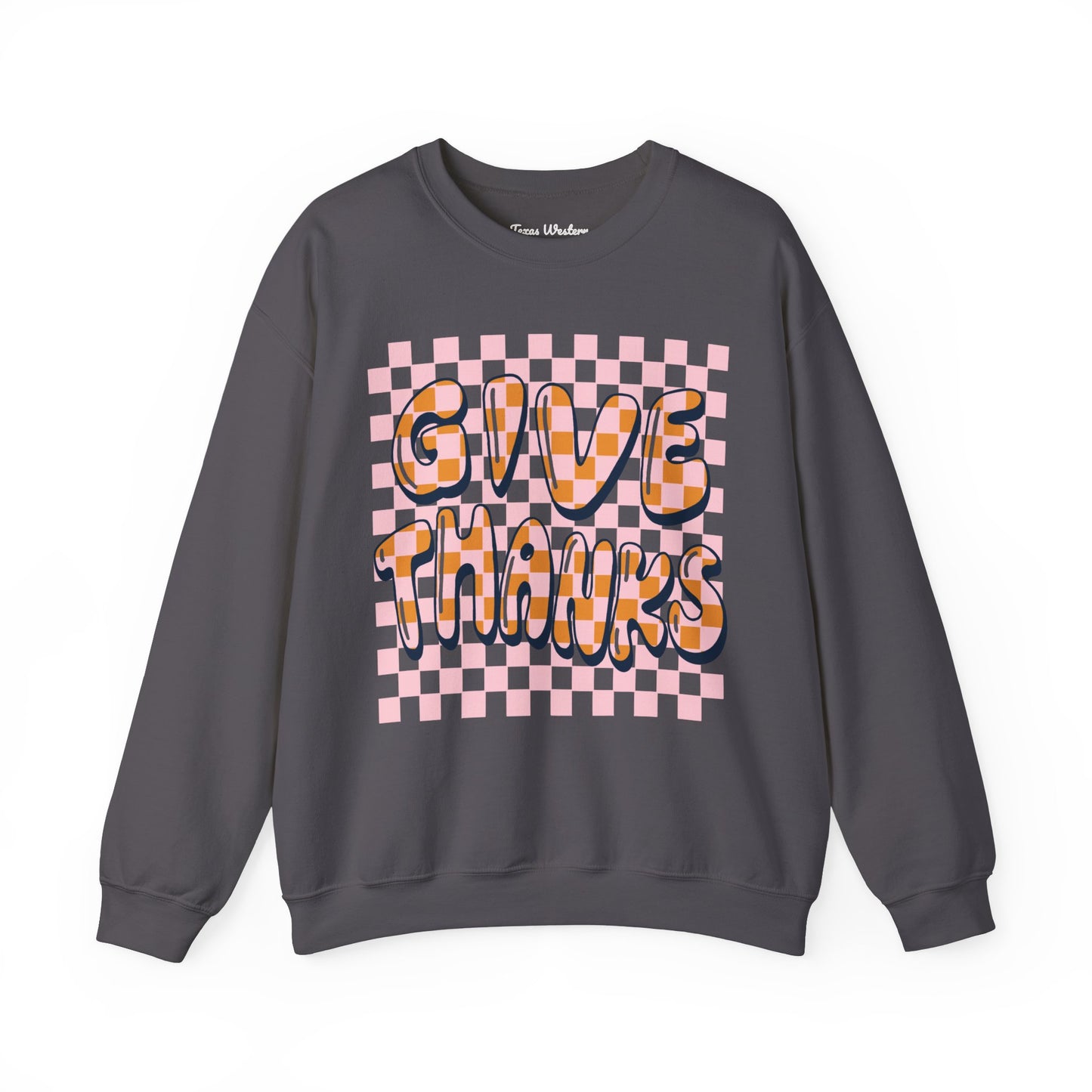 Give Thanks Crewneck - Gildan