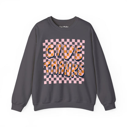Give Thanks Crewneck - Gildan
