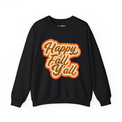 Happy Fall Y'all Crewneck - Gildan
