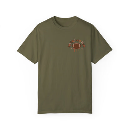 Football Mom Front/Back Tee - Comfort Colors