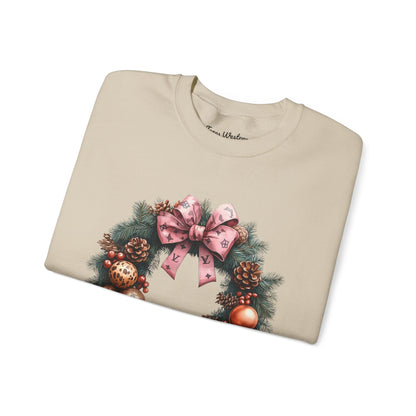 Christmas Wreath Crewneck - Gildan