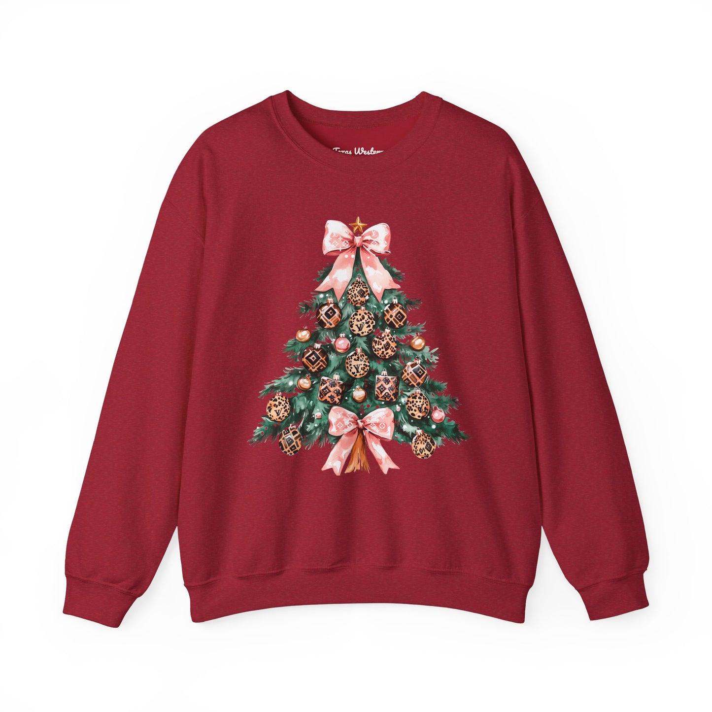 Boujiie Christmas Tree Crewneck - Gildan