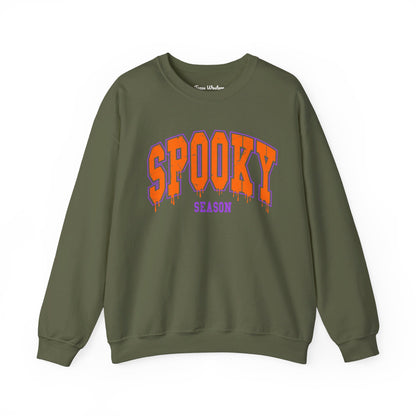 Orange Spooky Season Crewneck - Gildan