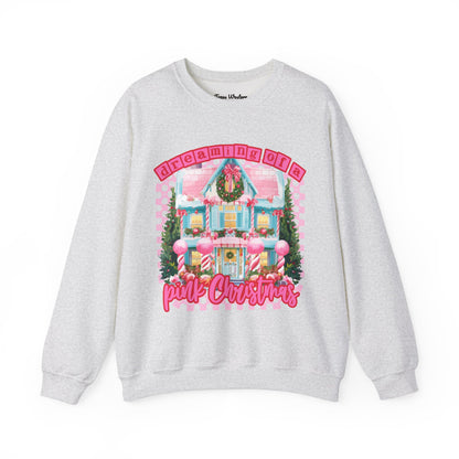 Dreaming of a pink Christmas Crewneck - Gildan