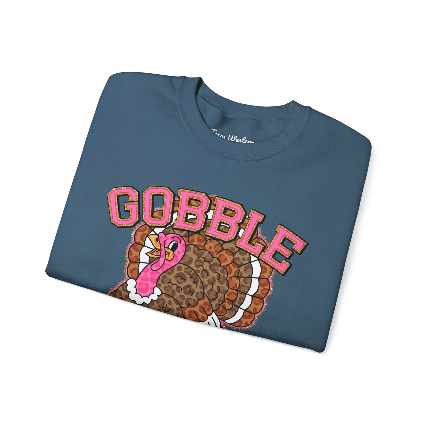 Gobble Till you Wobble Crewneck - Gildan
