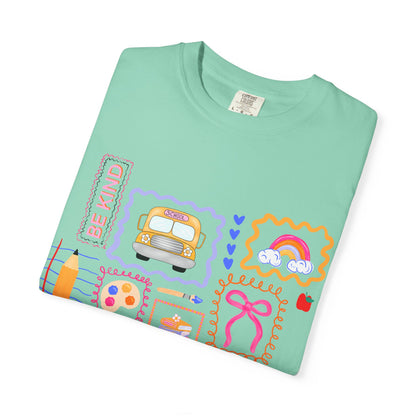 Back to School Collage Tee - Comfort Colors