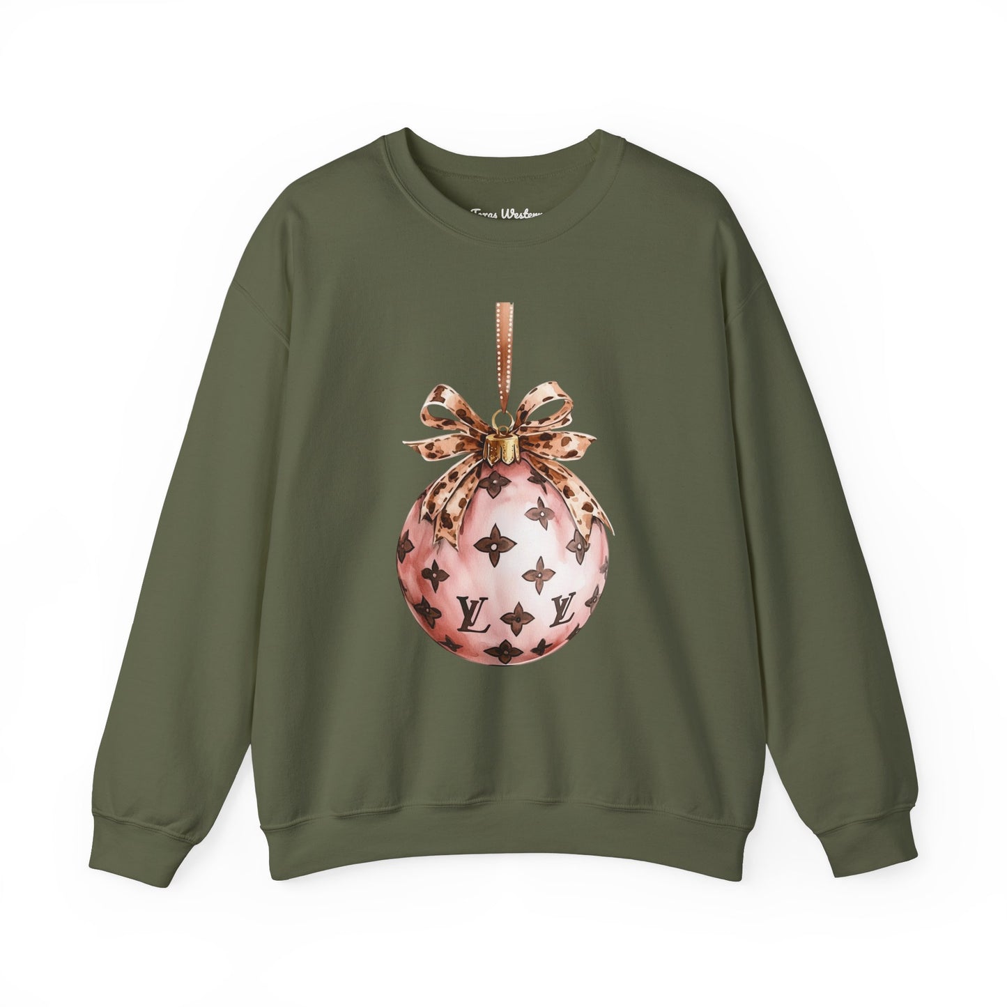 Pink Boujiie Ornament Crewneck - Gildan