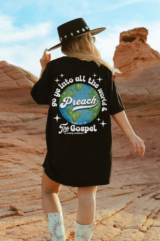 Preach the Gospel Tee - Comfort Colors