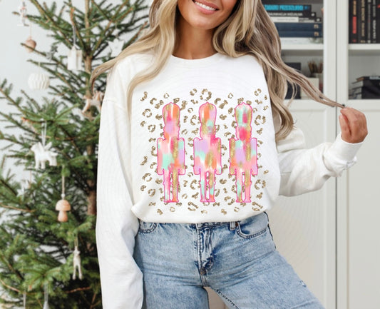 Brushstroke Nutcracker Crewneck - Gildan
