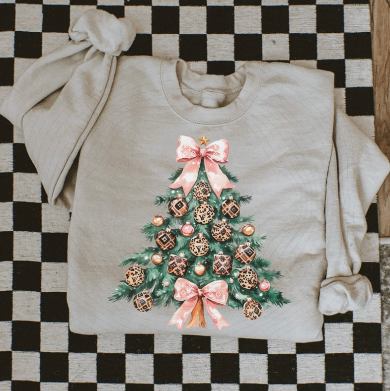 Boujiie Christmas Tree Crewneck - Gildan