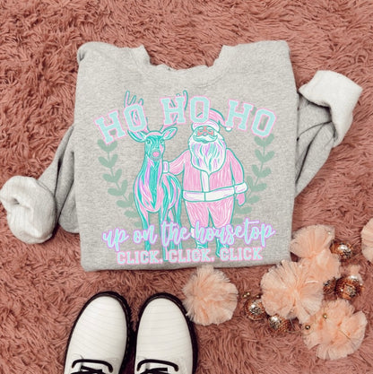 Up On the House Top Crewneck - Gildan