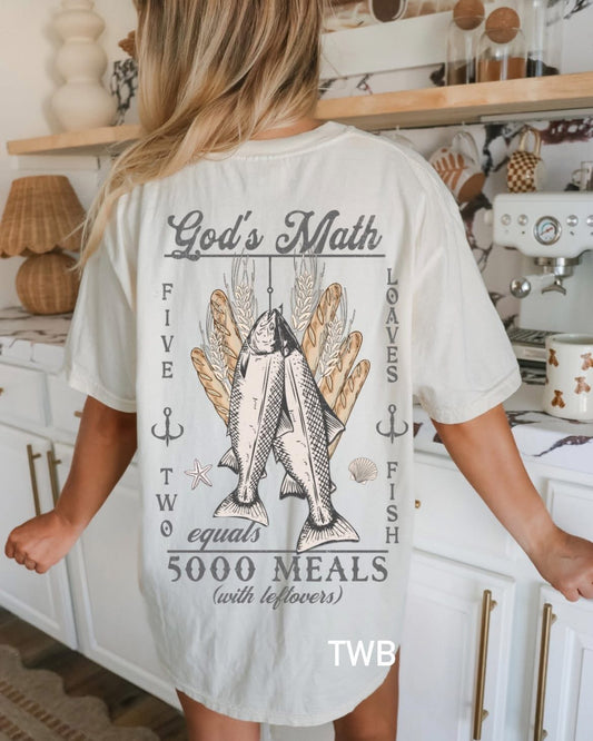 God's Math Tee - Comfort Colors