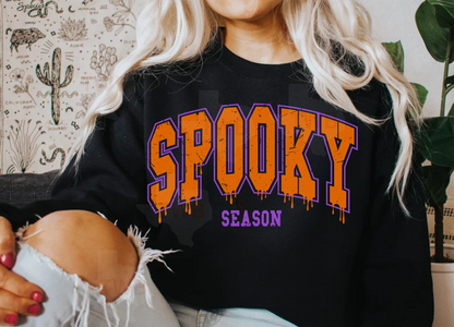 Orange Spooky Season Crewneck - Gildan