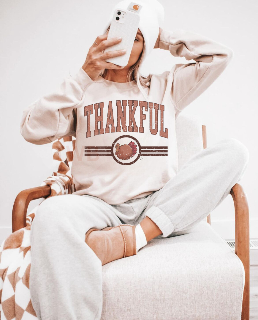 Thankful Turkey Crewneck - Gildan
