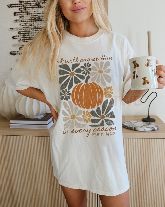 In Every Season Dark Tee - Comfort Colors