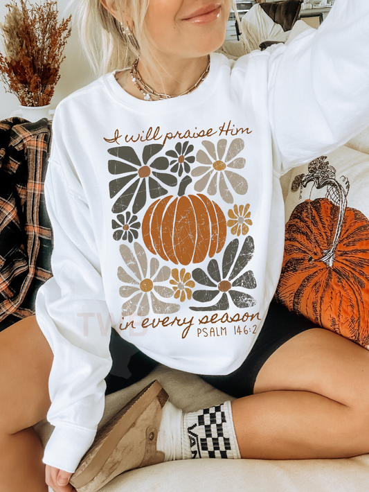 In Every Season Dark Crewneck - Gildan