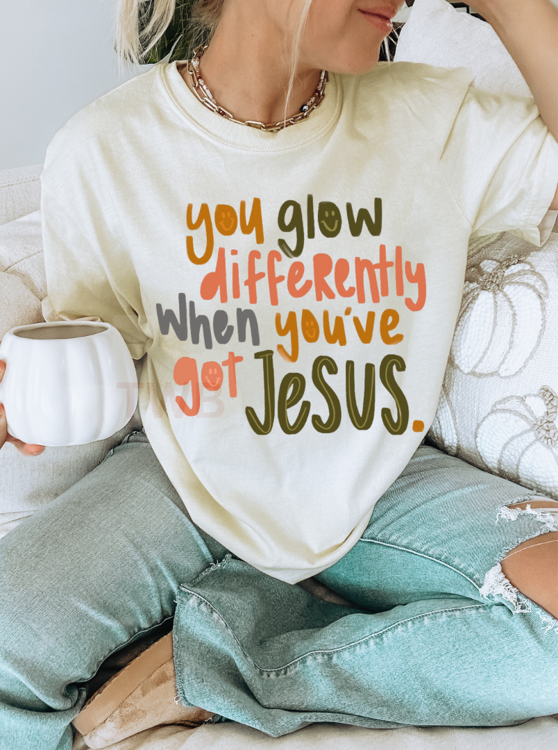 You Glow Differently Tee - Comfort Colors
